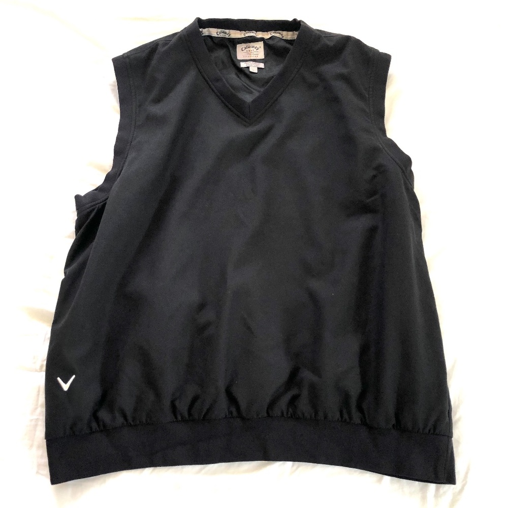 Mens Callaway Golf Sport Vest Size Large Black